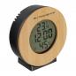 Preview: Digitale Wetterstation mit Bambuselement mit Gravur