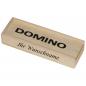 Preview: Domino Spiel mit Gravur / aus Holz / Reisespiel