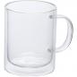 Preview: Doppelwandige Tasse / aus Borosilikatglas / Füllvermögen 350ml