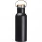 Preview: Doppelwandige Trinkflasche / aus Edelstahl / 500ml / Farbe: schwarz