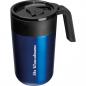 Preview: Doppelwandiger Trinkbecher aus Edelstahl mit Namensgravur - 400ml - Farbe: blau