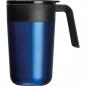 Preview: Doppelwandiger Trinkbecher aus Edelstahl mit Namensgravur - 400ml - Farbe: blau
