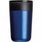 Preview: Doppelwandiger Trinkbecher aus Edelstahl mit Namensgravur - 400ml - Farbe: blau