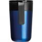 Preview: Doppelwandiger Trinkbecher aus Edelstahl mit Namensgravur - 400ml - Farbe: blau
