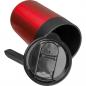 Preview: Doppelwandiger Trinkbecher aus Edelstahl mit Namensgravur - 400ml - Farbe: rot