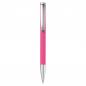 Preview: Dreh-Kugelschreiber / aus Metall / mit Soft Touch / Farbe: pink