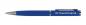 Preview: Drehbarer Kugelschreiber aus Metall mit Gravur / mit Velouretui / Farbe: blau