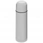 Preview: Edelstahl Isolierkanne mit Namensgravur - Thermosflasche - 0,5l - Farbe: weiß