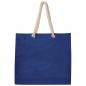 Preview: Einkaufstasche / Jutetasche mit Kordel / Farbe: blau