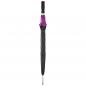 Preview: Eleganter Automatik-Regenschirm / mit Softgriff / Farbe: schwarz-violett