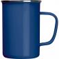 Preview: Emaille Tasse mit Namensgravur - Füllvermögen: 550ml - Farbe: blau