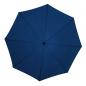 Preview: Großer Regenschirm / mit angenehmem Softgriff / Farbe: dunkelblau