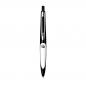 Preview: Herlitz Kugelschreiber my.pen mit Gravur / Farbe: schwarz/weiß