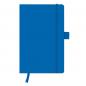 Preview: Herlitz Notizbuch / DIN A5 / 96 Blatt / blanko / in Lederoptik / Farbe: blau