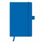 Preview: Herlitz Notizbuch / DIN A5 / 96 Blatt / liniert / in Lederoptik / Farbe: blau