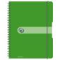 Preview: Herlitz Spiralblock / Collegeblock / DIN A4 / kariert / 80 Blatt / Farbe: grün