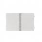 Preview: Herlitz Spiralblock / Collegeblock / DIN A5 / kariert / 80 Bl / transparent