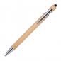 Preview: Holz-Touchpen-Kugelschreiber mit Gravur / aus Bambus