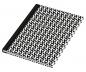 Preview: Kladde / Notizbuch / A5 / 96 Blatt / dotted / 70g/m² / "black & white Collier"