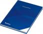 Preview: Kladde / Notizbuch A6 / 96 Bl. liniert / Farbe: blau mit silber gefärbter Gravur