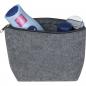 Preview: Kosmetiktasche / Kulturtasche / aus RPET / Farbe: grau