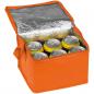 Preview: Kühltasche für 6 Dosen à 0,33l / Farbe: orange