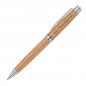 Preview: Kugelschreiber aus Holz  mit Gravur / mit Applikationen aus Metall
