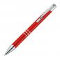 Preview: Kugelschreiber aus Metall / Schreibfarbe = Kugelschreiberfarbe / Farbe: rot