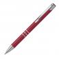 Preview: Kugelschreiber aus Metall / vollfarbig lackiert / Farbe: burgund (matt)