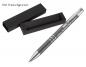 Preview: Kugelschreiber aus Metall mit Gravur / mit Pappetui / Farbe: anthrazit