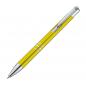 Preview: Kugelschreiber aus Metall mit Gravur / mit Pappetui / Farbe: gelb