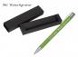 Preview: Kugelschreiber aus Metall mit Gravur / mit Pappetui / Farbe: hellgrün