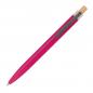 Preview: Kugelschreiber aus recyceltem Aluminium mit Gravur / Farbe: pink