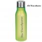Preview: Kunststoff Trinkflasche mit Namensgravur - 0,55l - Farbe: apfelgrün