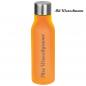 Preview: Kunststoff Trinkflasche mit Namensgravur - 0,55l - Farbe: orange