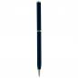 Preview: Metal-Kugelschreiber "slim" / mit goldfarbige Teile / Farbe: blau
