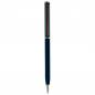 Preview: Metal-Kugelschreiber "slim" / mit goldfarbige Teile / Farbe: blau
