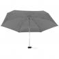 Preview: Mini Taschen-Regenschirm mit Etui / Taschenschirm / Farbe: grau