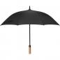 Preview: MoLu Regenschirm Saint Barth / mit Griff aus Akazienholz / Farbe schwarz