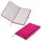 Preview: Notizbuch / DIN A5 / 160 S. / blanko / samtweiches PU Hardcover / Farbe: pink