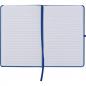 Preview: Notizbuch / DIN A5 / 160 Seiten / liniert / PU Hardcover / Farbe: blau
