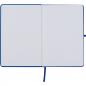 Preview: Notizbuch / DIN A5 / 160 Seiten / liniert / PU Hardcover / Farbe: blau