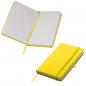 Preview: Notizbuch / DIN A6 / 160 S. / blanko / samtweiches PU Hardcover / Farbe: gelb