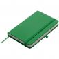 Preview: Notizbuch / DIN A6 / 160 S. / blanko / samtweiches PU Hardcover / Farbe: grün