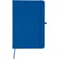 Preview: Notizbuch mit Gravur / DIN A5 / 160 linierte Seiten / PU Hardcover / Farbe: blau