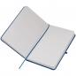 Preview: Notizbuch mit Gravur / DIN A5 / 160 S. / blanko / PU Hardcover / Farbe: blau