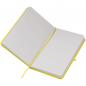 Preview: Notizbuch mit Gravur / DIN A5 / 160 S. / blanko / PU Hardcover / Farbe: gelb