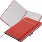 Preview: Notizbuch mit Gravur / DIN A5 / 160 S. / blanko / PU Hardcover / Farbe: rot