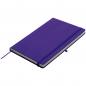Preview: Notizbuch mit Gravur / DIN A5 / 160 S. / blanko / PU Hardcover / Farbe: violett