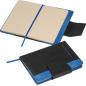 Preview: Notizbuch mit Gravur / DIN A5 / mit Magnetverschluss / 160 Seiten / Farbe: blau